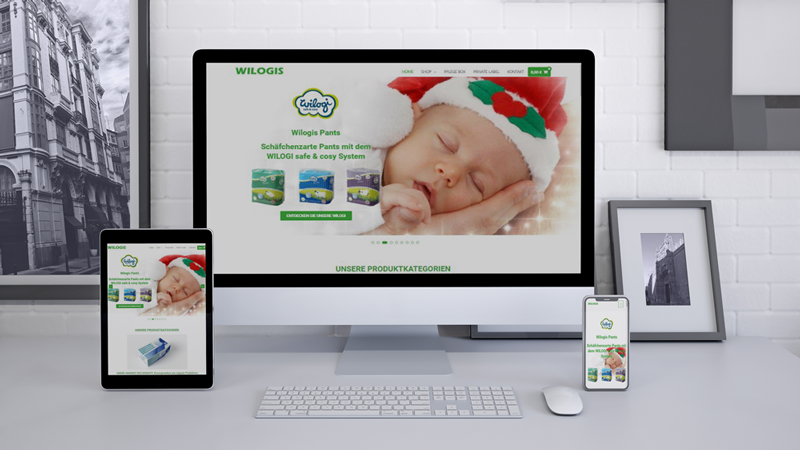 Online-Shop für Baby- und Kinderprodukte wilogis2