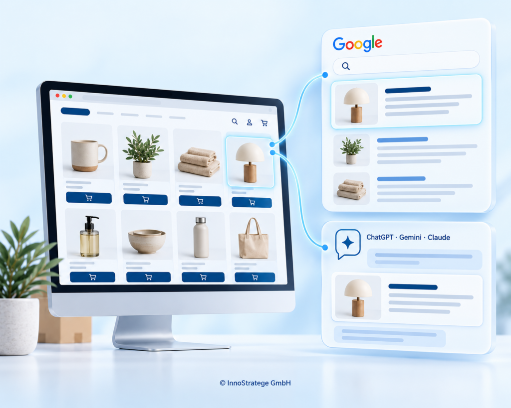 woocommerce shop sichtbarkeit bei chatgpt google gemini shop produkte in google und ki entdeckt