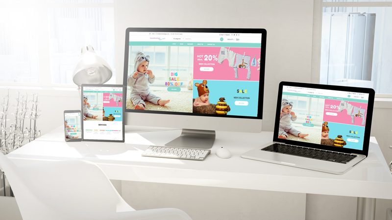 Moderner Online-Shop für Baby- und Kinderprodukte babyshop2 1 scaled 1